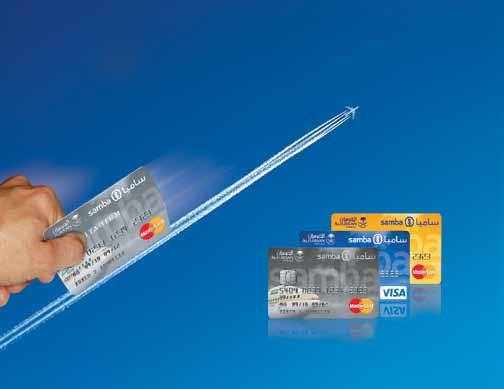 Introducing the Rewarding World of Samba Alfursan Credit Card Now you can earn more miles in the air and on the ground.