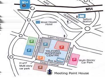 Location Meeting Point House is situated off Junction 5 of the M54. Meeting Point House is opposite Wilkinsons and adjacent to Telford Town Park.