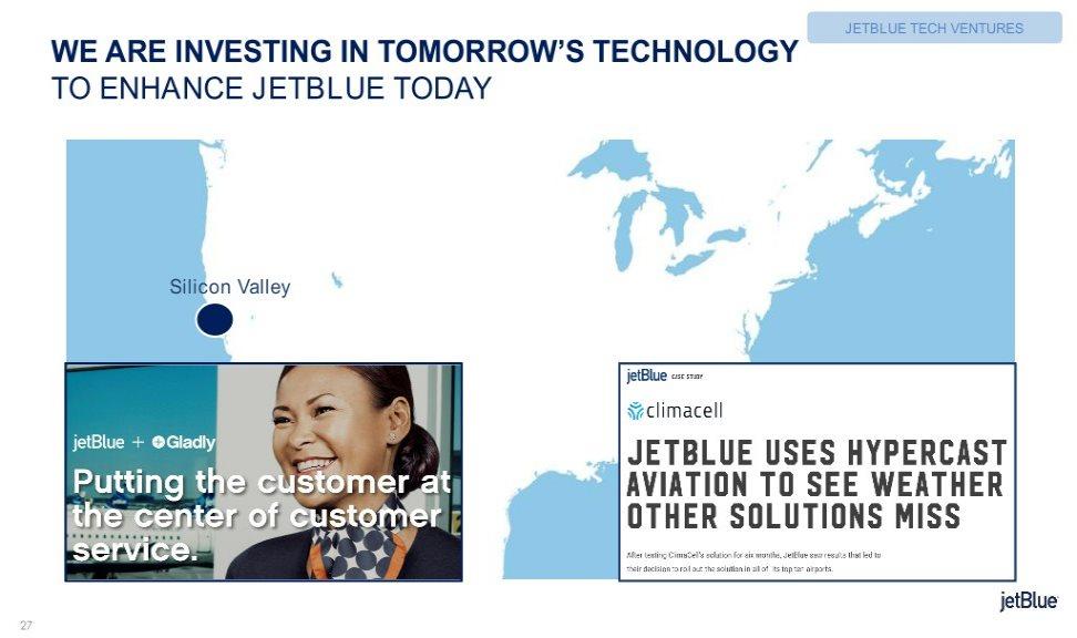 JETBLUE TECH VENTURES WE ARE INVESTING IN TOMORROW S