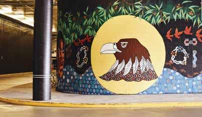 OUR RAP Eastland s Reconciliation Wall - Eastland s Shopping Centre, Vic Eastland s Centre Manager Steve Edgerton had his whole team work on a project that built on earlier work about the Mullum