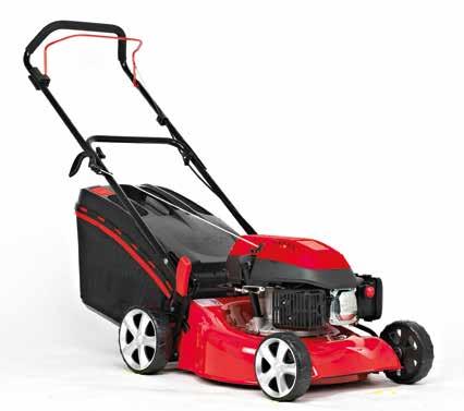 LAWN MOWERS BY HERKULES LMG46P - B The LMG46P-B 3 n 1 push lawnmower is powered by a 139cc OHV engine. With a cutting width of 18, this lawn mower is ideal for small to medium sized lawns.