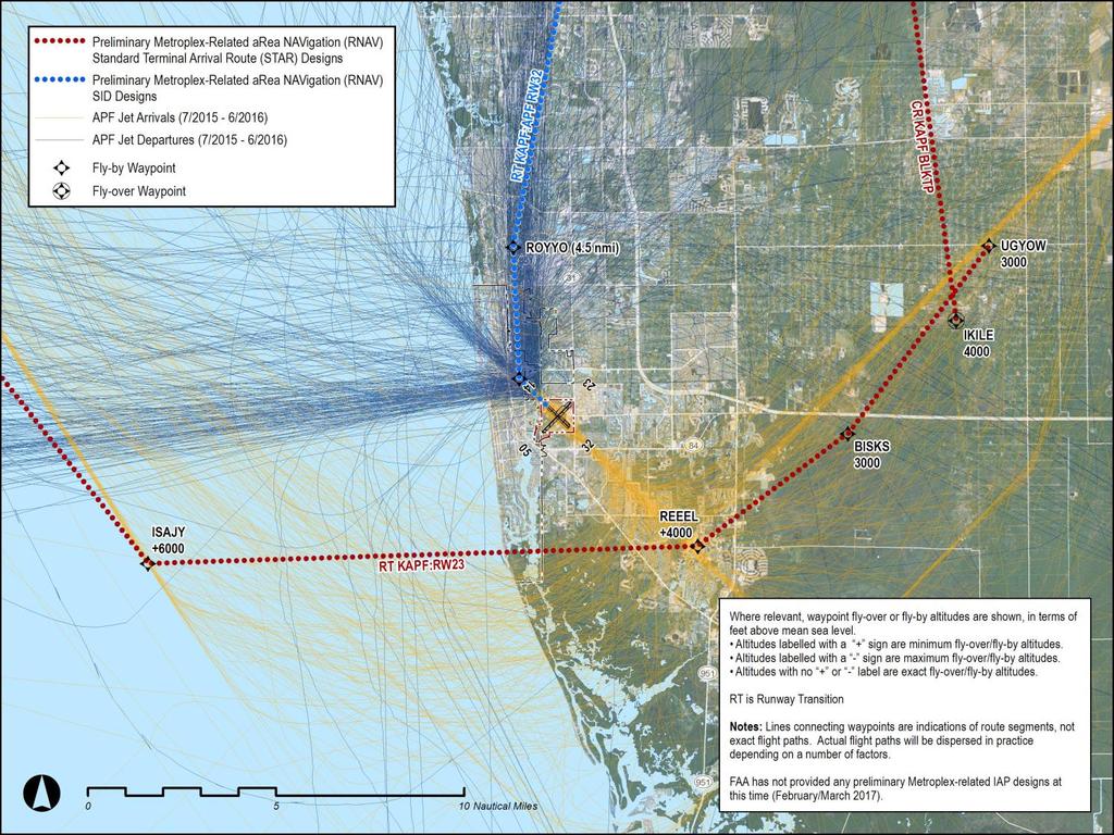 Preliminary Procedure Designs with Runway 32 Radar Tracks Existing jet radar tracks 7/2015 6/2016