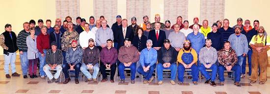 Example of Excellence for the third quarter. The team was honored by Secretary Richard Carlson on Dec. 17 in Eureka.