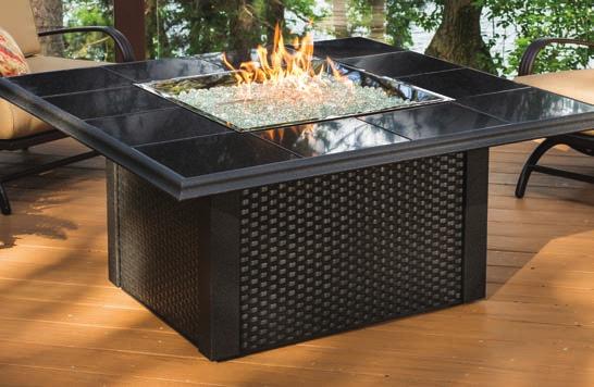 25 CFP48-K Tripod Fire Pit The perfect fire pit for any small space 23" HD Powder coated aluminum frame in Dora Brown