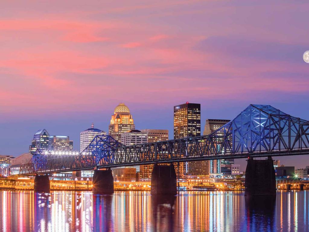 GATEWAY TO THE SOUTH Often misidentified as the capital of Kentucky (Frankfort is), Louisville is the state s largest city.