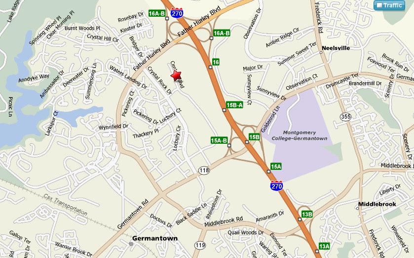 Directions to Comtech Mobile Datacom in Germantown, MD: From I-270, either northbound or southbound, take Exit 15B to Rt