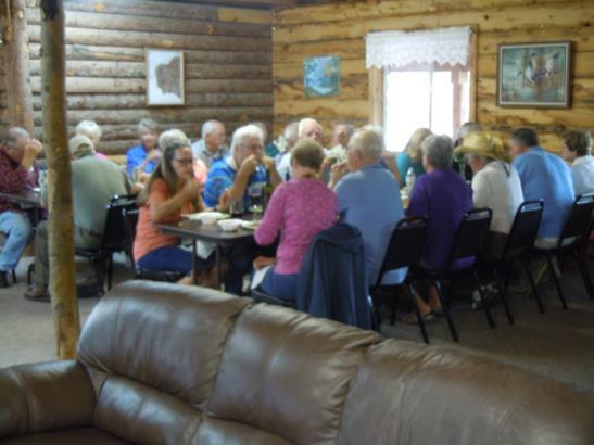 Rocky Mountain Region Rally continued Gathering in the Bear Lodge, we had a meet and greet with substantial hors d oeuvres on Thursday.