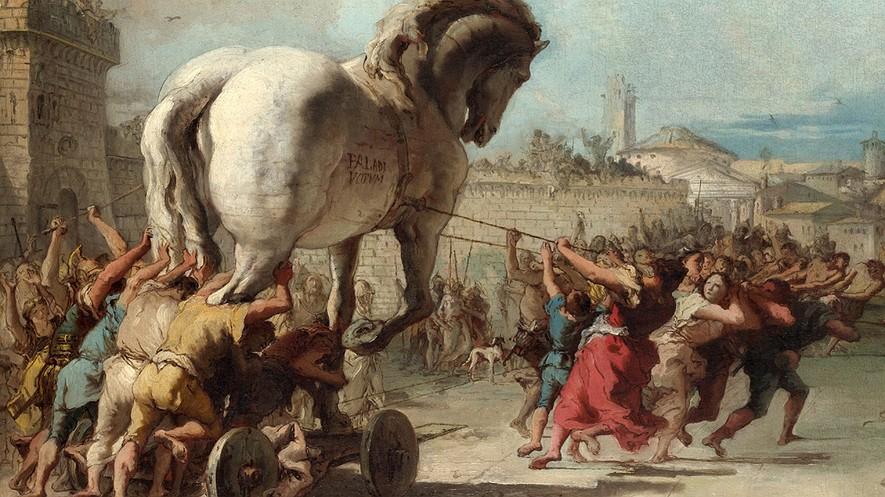 The Trojan War: Real or Myth? By History.com on 08.10.17 Word Count 746 Level MAX The procession of the Trojan Horse into Troy by Giovanni Battista Tiepolo, oil on canvas. Painted in 1727.