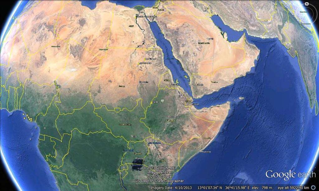 Nile Basin Countries Egypt Sudan Eritrea DRC South