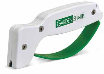 The sharpening blade is diamond-honed tungsten carbide and