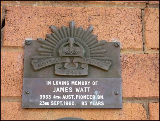 After his eldest son, James Alexander married Olive Wilson in 1933, James Watt lived with them in the suburb of Gaythorne in north Brisbane, an arrangement lasting 27 years.