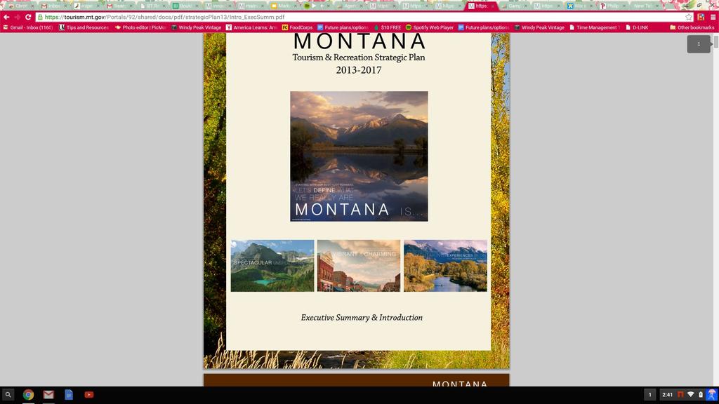 Existing Boulder Branding State of Montana 2013-2017 Strategic Marketing Plan The Montana Brand captures the essential attributes that