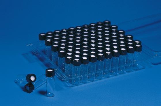 15X45MM PEAK PERFORMANCE VIAL KITS Unassembled kits are provided with caps and septa pre-assembled for added convenience and to save time.