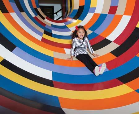 Please follow these ILLUSION TUNNEL rules to keep everyone safe: 1) Always walk on the stairs 2) One person at a time on the slide 3) Sit down with feet first when going down the slide 4) Walking up