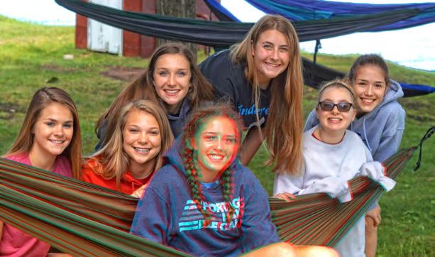 SENIOR HIGH Entering grades 9-12 Sr. High is a camp experience unlike any other.