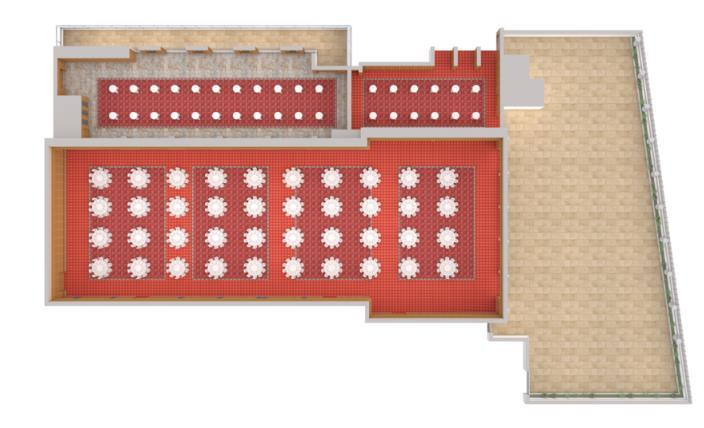 KING SOLOMON HALL OUR FLOORPLAN YOUR DESIGN Total Sq. Ceiling Dinner & Room Size Ft.