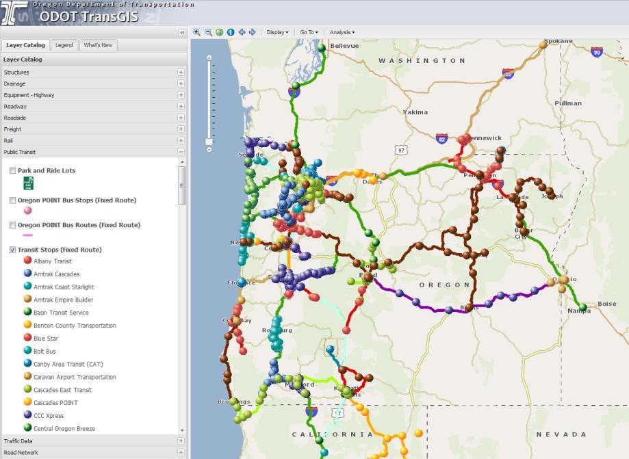 Derivative GIS Products ODOT TransGIS