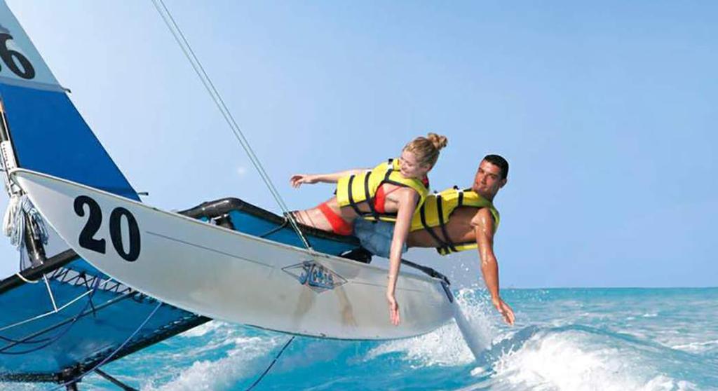 Sports & Activities** Water sports Group lessons Free access Min.