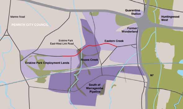 Eastern Creek Business Park Background and development context Eastern Creek Business Park is located in Sydney s west, and is in the north east corner of the Western Sydney Employment Area (WSEA)