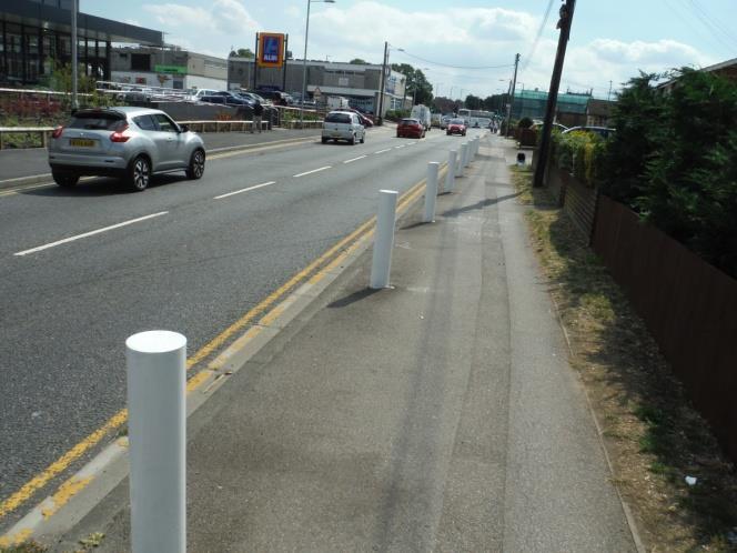 We also carried out bollard painting, highway sign reinstatement and changed over batteries on the VAS