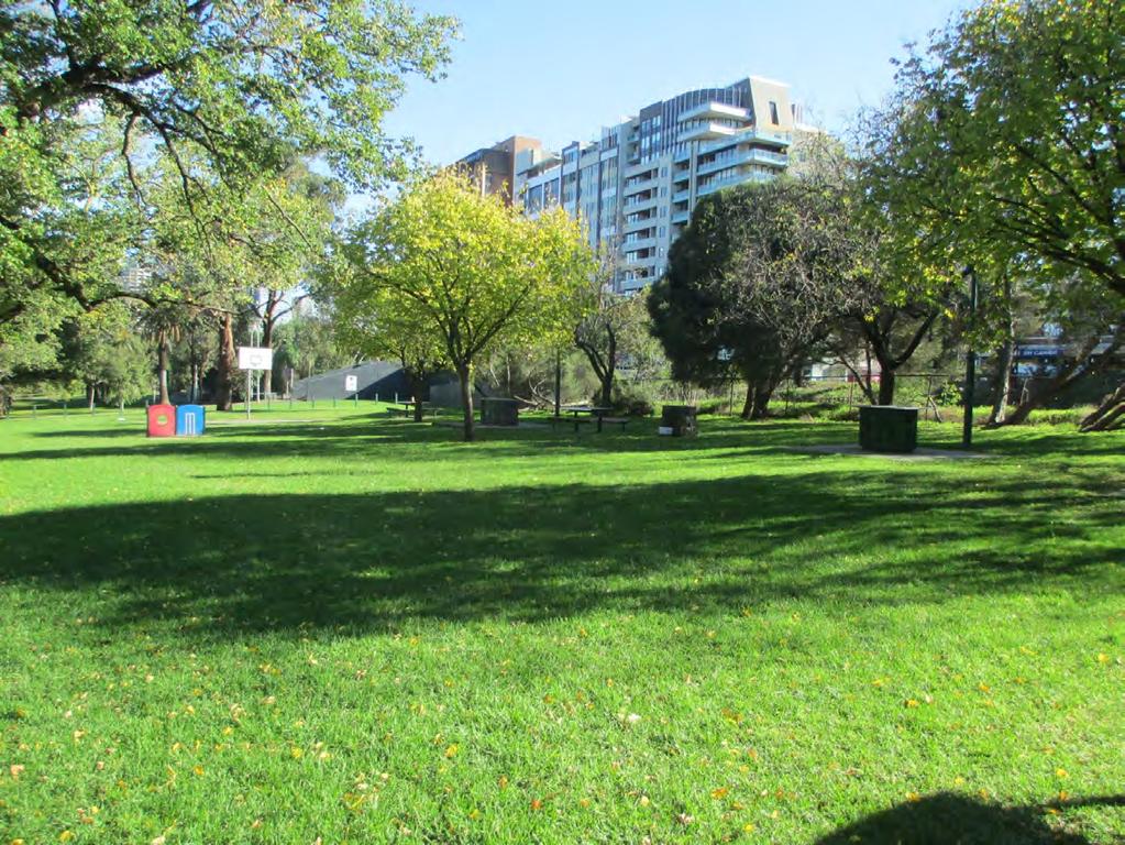 Yarra Park and modern