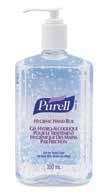 Retractable clip allows 59ml Purell bottle to be attached to clothing Wall mounting brackets for 350ml bottles available Prices Each BUY IN BULK & SAVE Code Type Size (ml) Pack Qty 1-4 5-9 10-19 20+