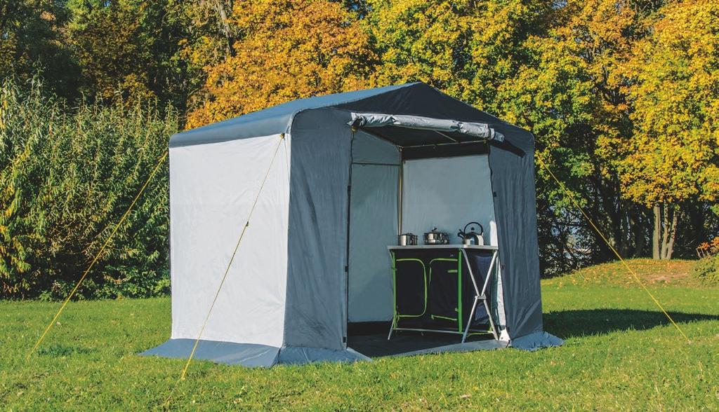 Protect your bicycles or e-bikes easily and reliably with the bicycle tent Lago.