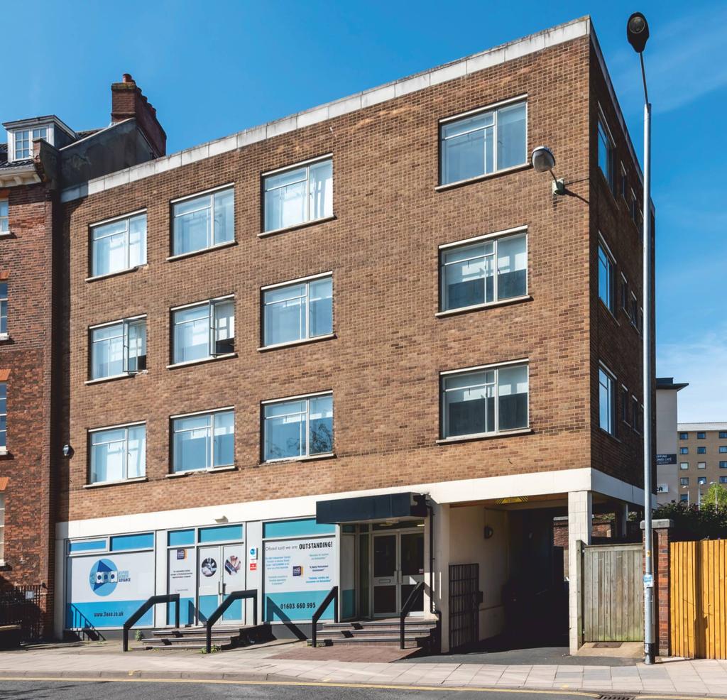 Investment Summary Prominently located office investment within central Norwich's business district The property comprises 743.