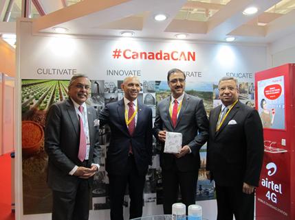 The delegation from Canada consisting of Indo-Canada Chamber of Commerce, Canadian High Commissioner Nadir Patel; and Jordan Reeves, Consul General of Canada to Mumbai visited Vibrant Gujarat Global