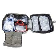 back, over the shoulder or attached to the back pack Large compartment with Velcro flap inside the bag.