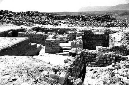 Fig. 37 - Building BF3. The external walls of the structure were 0.75-0.8 m wide, and were preserved to a height of more than 1.5 m.