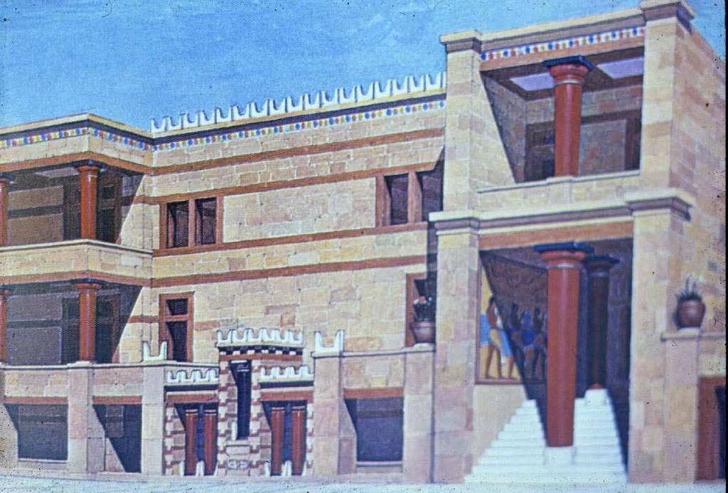 MINOAN PALACE COMPLEXES and Economy The civilization was prosperous and widespread.