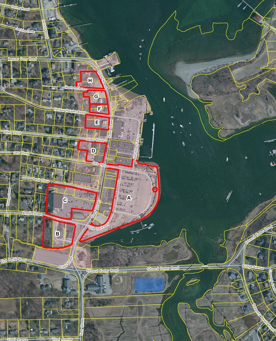 Harbor Area Opportunities Redevelopment Potential Opportunity Sites Identified: 8 Most would require land