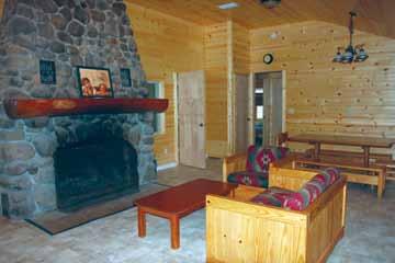 Albert IV ~ Two bedrooms, each with a single bed, a bunk bed, sink and vanity. Cap. 6; $175 per night. Anderson Leaders Cabin ~ Two bedrooms (three bunk beds and one queen), wood burning fireplace.