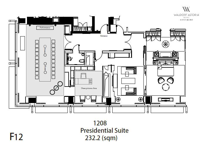 Private Dining Room 6 Floor Plan &