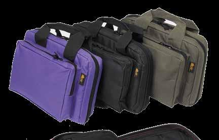 Mini-Range Bag P21103 Pink: 12.75"W x 8.75"H x 3"D P21104 Purple: 12.