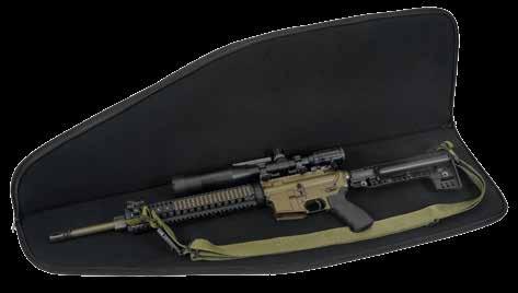 25"D Case will also accommodate most sub-machine guns and short-barreled