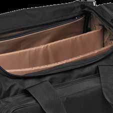 Medium Range Bag P21114 Black with Purple trim: 18"W