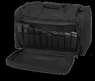 5") Two exterior side padded pockets (10" x 10" x 2")