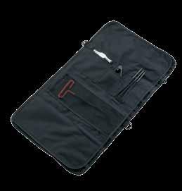 ARMORER S BAGS Large ArmOrer s Tool Roll* P21112 BLACK: 16"W x 7.
