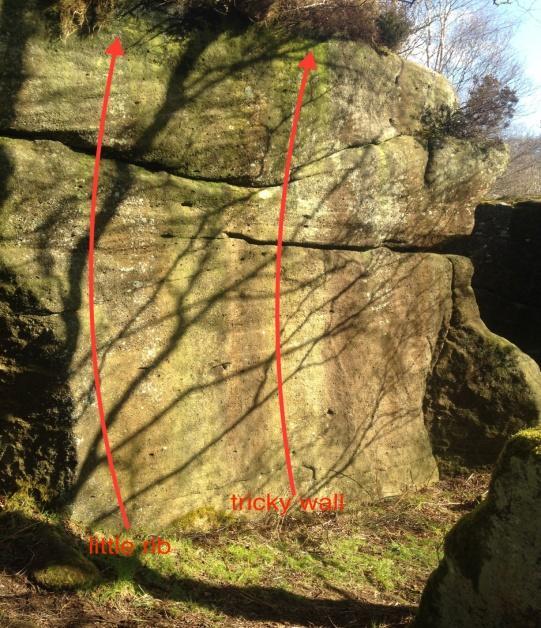 Or traverse down the lip from the right arête and finish up Cubic at the same grade. Snapdragon Font 7C Climb the roof right of Cubic to finish with a rightwards lip trip.