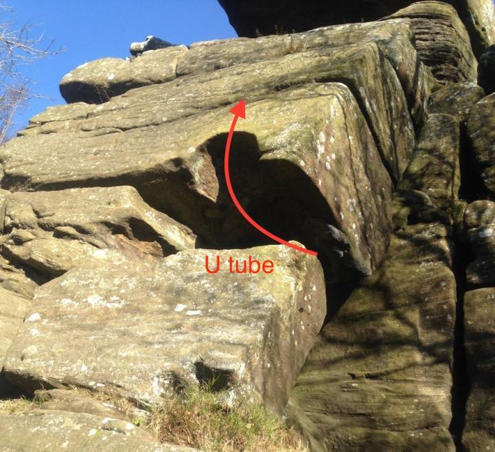 Slanting Crack Font 5 U Tube The slab opposite the back of Cubic Block contains a