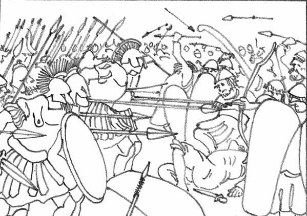 Section 6 1. Read Section 6 and then summarize what happened at the Battle of Plataea. 3. Circle the factor that you think best explains why the Greeks won the Battle of Plataea.
