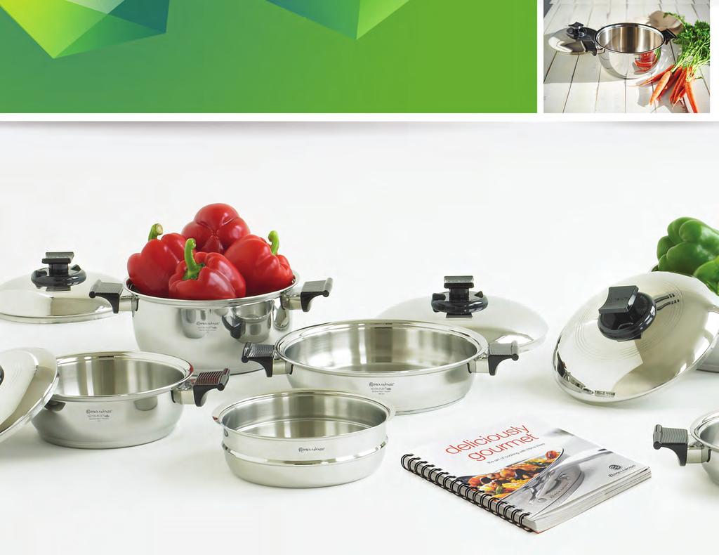 GOURMET SET 17 PIECES With Rena Ware you can prepare your family s favorite dishes in a healthy and