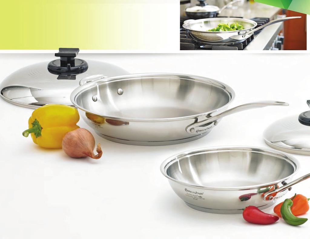 CLASSIC SKILLETS Versatile and elegant Large Classic Skillet with cover (30cm) Stay cool ergonomic handles.