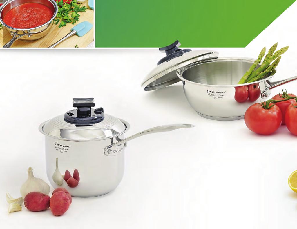 CLASSIC SAUCIER 1.75L Use for preparing and reducing sauces and gravies, risotto, and other grains, sautéing mushrooms or onions, cooking water-less vegetables, and reheating leftovers.