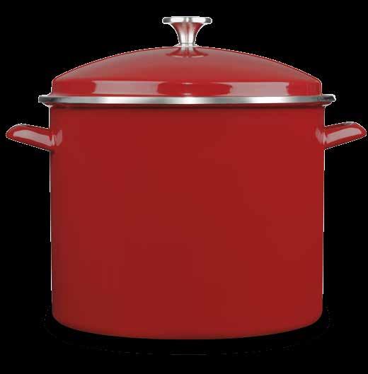 10 Qt. Stockpot This stockpot is just the right size pot to cook vegetables, homemade soups, chilis and stews. Its durable construction heats fast and evenly. 10 Qt.