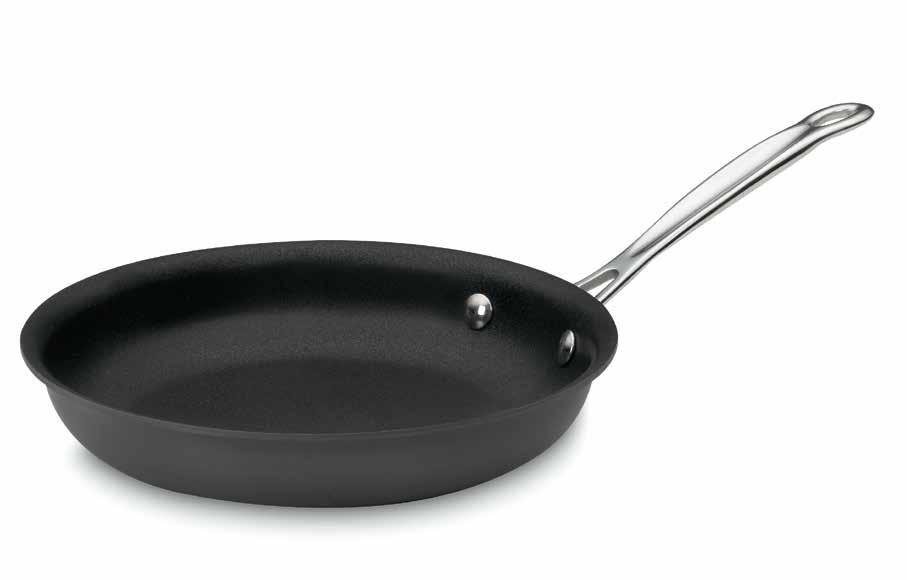 Skillets Nonstick skillets provide healthier, fat-free browning and frying options. No oil or butter needed. Our offerings are ideal for a single fried egg or fried chicken for the family.