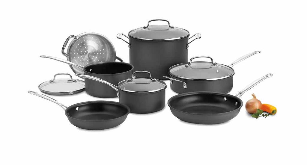 Saucepan) 14-Piece Set This deluxe cookware set includes saucepans large and small and a universal steamer insert for endless meal options.