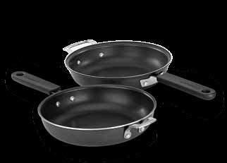 Premium Non-Stick Interior Each skillet features a highly durable nonstick cooking surface for lasting food release.